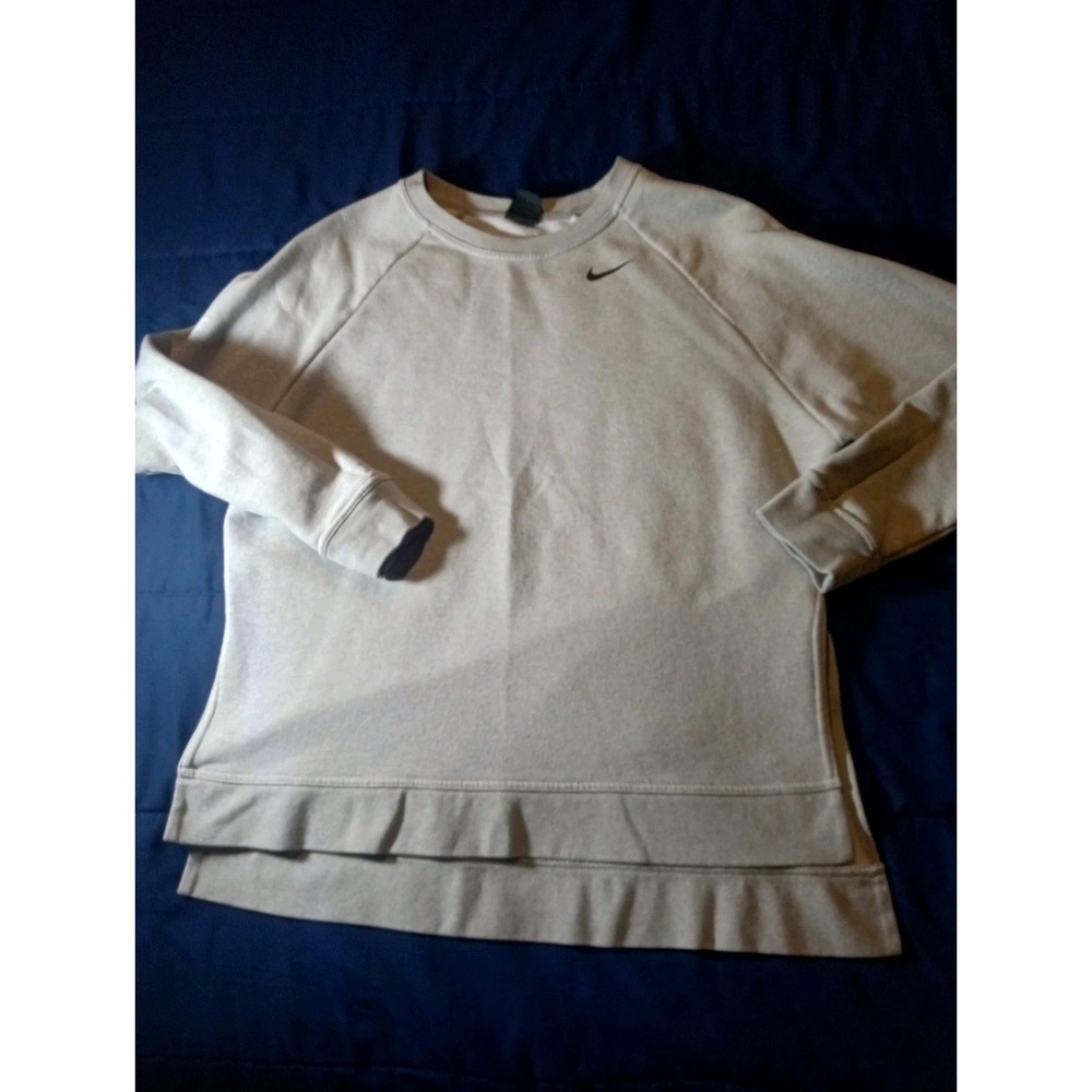 Nike Long Versa Vented Hem Pullover Crew Neck Sweater Womens‎ Size Medium EUC